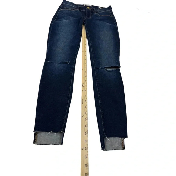 Frame Le Skinny de Jeanne 25 Columbia Road Slits LSJRS032 Stretch Skinny Jean - Picture 10 of 11